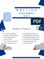 Group 3 Ela - Writing Assessment