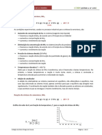 Principio de Le Chatelier (Síntese Industrial Do NH3)