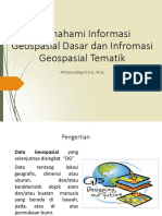 Pertemuan 11 Memahami Informasi Geospasial Dasar Dan Infromasi Geospasial Tematik