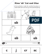Ab Onset and Rime Differentiated Activity Sheets