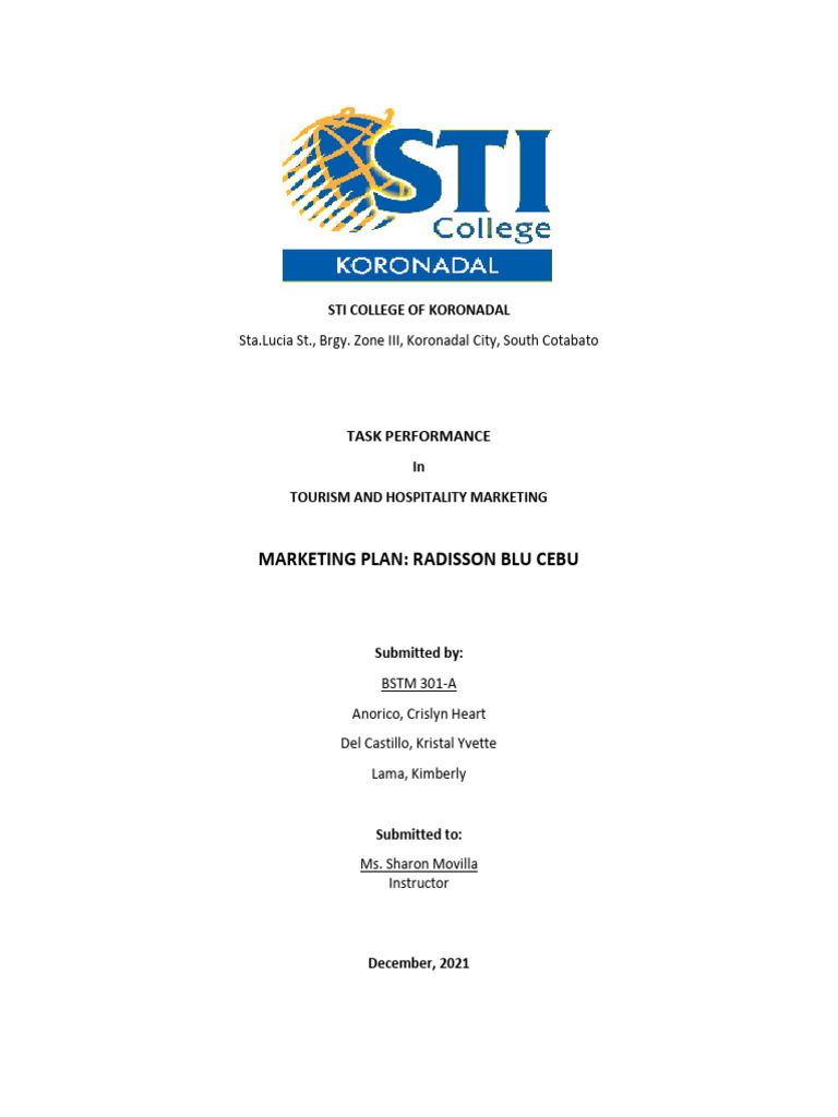 Group 5 Thm Pre Final Task Performance Pdf Marketing Pricing