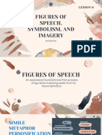 Lesson 6 Figures of Speech Symbolism and Imagery PDF