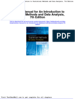 Solution Manual For An Introduction To Statistical Methods and Data Analysis 7th Edition