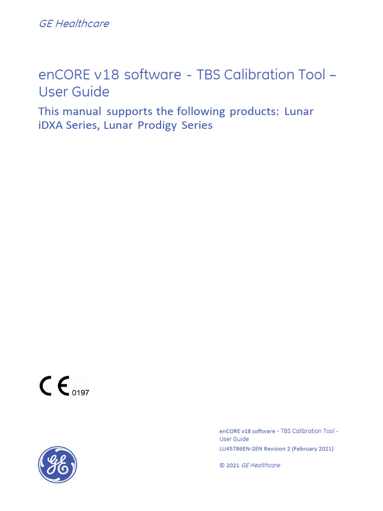 enCORE v18 Software - TBS Calibration Tool User Guide - Febru - UM ...