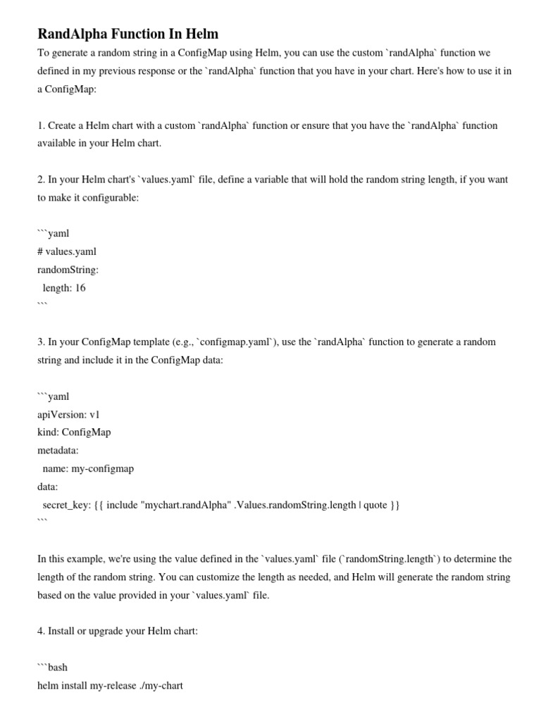 RandAlpha Function in Helm PDF