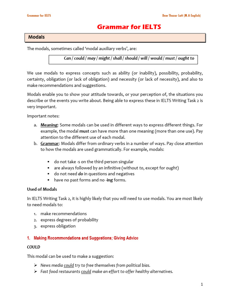 Modals | PDF