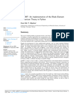 pyBEMT An Implementation of The Blade Element Mome