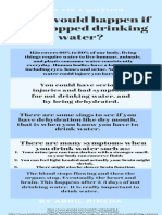 What Happened If You Stopped Drinking Water