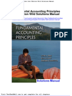 Fundamental Accounting Principles 21st Edition Wild Solutions Manual