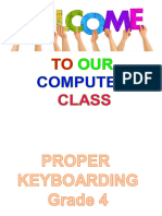 Proper Keyboarding Grade 4