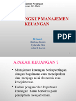 Materi 1. Ruang Lingkup Manajemen Keuangan