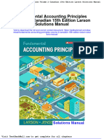Fundamental Accounting Principles Volume 2 Canadian 15th Edition Larson Solutions Manual