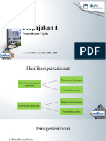 Jenis Dan Produk Pemeriksaan Pajak