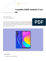 and Install AOSP Android 12 On Xiaomi Mi 9 Lite