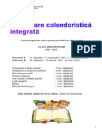 Planificare Anuala Integrata Pregatitoare. 20192020docx