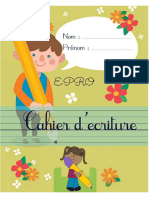 Cahier D'écriture