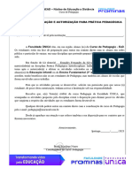 Autorização e A Carta de Apresentação