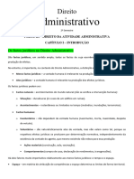 Direito Administrativo - Resumos 1 - 2S