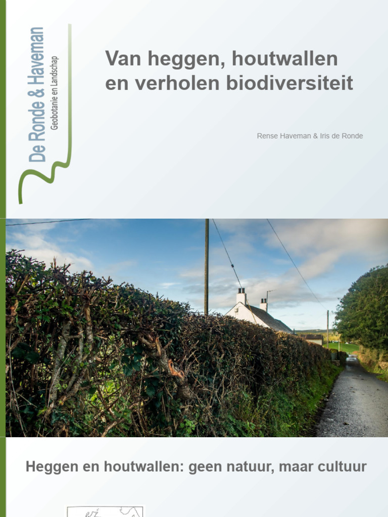 2 2 Van Heggen, Houtwallen en Verholen Biodiversiteit Verkleind PDF
