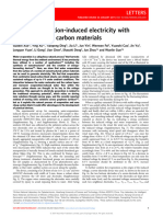 Water Evaporation Induced Electricity