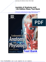 Fundamentals of Anatomy and Physiology 4th Edition Rizzo Test Bank