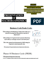 Presentation OF Macroeconomics: Topics