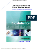 Fundamentals of Biostatistics 8th Edition Rosner Solutions Manual