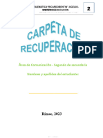 Carpeta de Recuperación de Comunicación