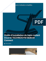 Guide D'installation Du Tapis Roulant Incurvé TECHNOGYM Skillmill Connect