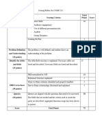 Grading Rubric - Presentation