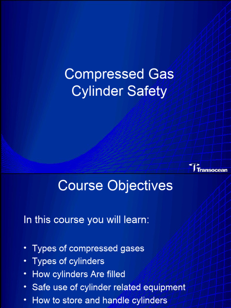 Gas Cylinder Safety PDF Materials Chemical Industry