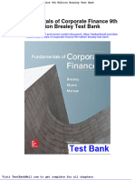Fundamentals of Corporate Finance 9th Edition Brealey Test Bank