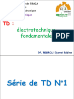 Solution de TD 1 2 3 Electrotechnique Fondamentale