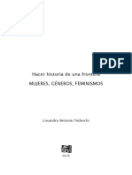 Hacer Historia de Una Frontera - Mujeres-Géneros-Feminismos