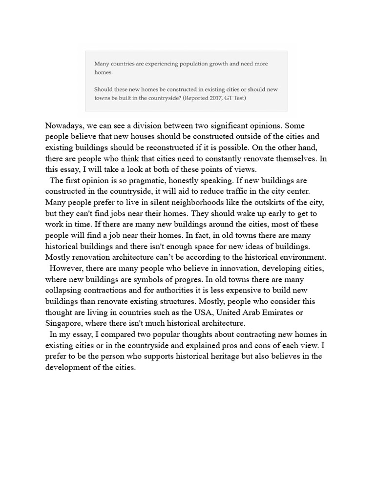 Building vs. Renovation: A Balanced View | PDF | Art