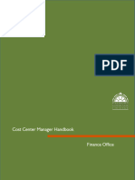 14 Cost Center Manager Handbook