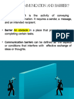 Unit I (Chapter 1.2communication Barriers)