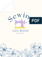  Sewing Log Book Versi 3