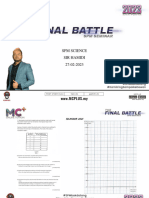 Seminar The Final Battle Sci MR Hamidi 27.02.2023