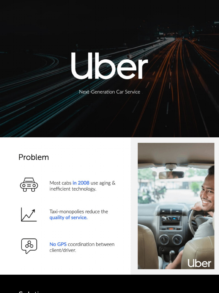 Uber Pitch Deck | PDF