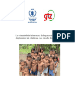 La Vulnerabilidad Alimentaria de Hogares Desplazados y No Desplazados: Un Estudio de Caso en Ocho Departamentos de Colombia