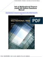 Fundamentals of Multinational Finance Moffett Stonehill 4th Edition Solutions Manual
