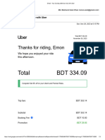 Gmail - Your Sunday Afternoon Trip With Uber33