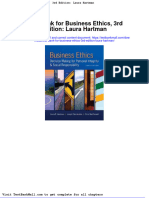 Test Bank For Business Ethics 3rd Edition Laura Hartman