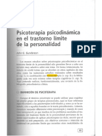 Gundenson. Psicoterapia Psicodinámica en El TLP