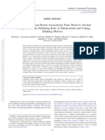 Within - and Between-Person Associations From Mood To Alcohol