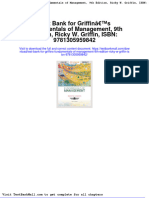 Test Bank For Griffins Fundamentals of Management 9th Edition Ricky W Griffin Isbn 9781305959842