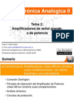 Conf 6. Amplificadores de Potencia Clase AB Cuasi Complement Aria y Una Sola Bateria (1)