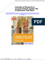 Fundamentals of Research in Criminology and Criminal Justice 4th Edition Bachman Test Bank