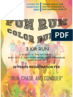 3 KM Run: "Run, Chase, and Conquer"